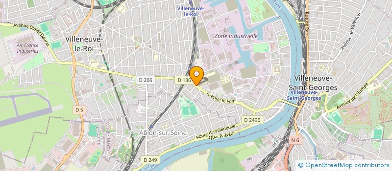 localisation de l'entreprise FOYER SOCIO-EDUCATIF DU COLLEGE CHRISTIANE DESROCHES NOBLECOURT  VILLENEUVE-LE-ROI