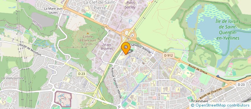 localisation de l'entreprise FOYER SOCIO-EDUCATIF DU COLLEGE COURBET  TRAPPES