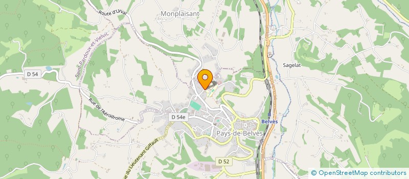 localisation de l'entreprise FOYER SOCIO EDUCATIF DU COLLEGE  DE BELVES  PAYS DE BELVES