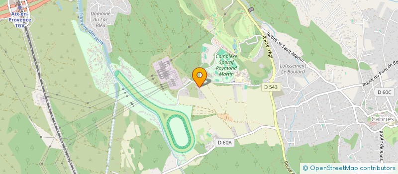 localisation de l'entreprise FOYER SOCIO EDUCATIF DU COLLEGE DE CABRIES CALAS  CABRIES