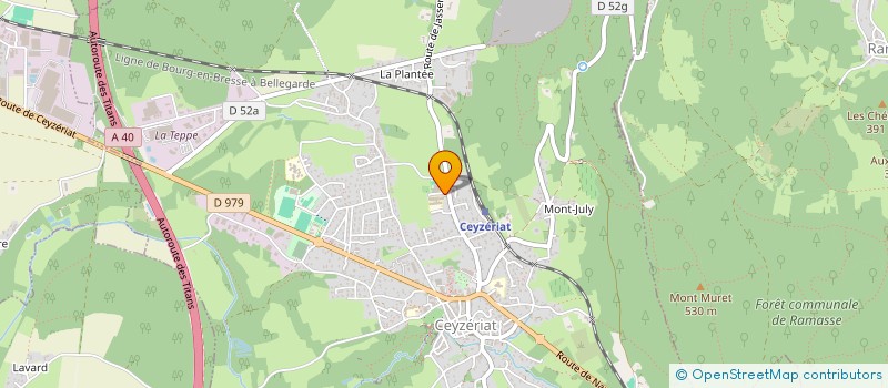 localisation de l'entreprise FOYER SOCIO-EDUCATIF DU COLLEGE DE CEYZERIAT à CEYZERIAT