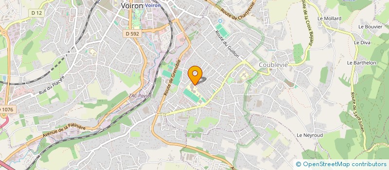 localisation de l'entreprise FOYER SOCIO-EDUCATIF DU COLLEGE DE COUBLEVIE  COUBLEVIE