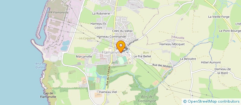 localisation de l'entreprise FOYER SOCIO EDUCATIF DU COLLEGE DE FLAMANVILLE  FLAMANVILLE
