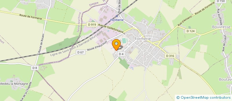 localisation de l'entreprise FOYER SOCIO-EDUCATIF DU COLLEGE DE FORMERIE  FORMERIE