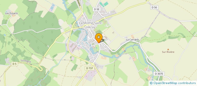 localisation de l'entreprise FOYER SOCIO-EDUCATIF DU COLLEGE DE L'ORANGERIE  LA MOTHE-SAINT-HERAY