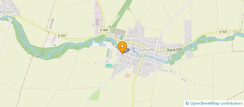 localisation de l'entreprise FOYER SOCIO-EDUCATIF DU COLLEGE DE LA RETOURNE  JUNIVILLE