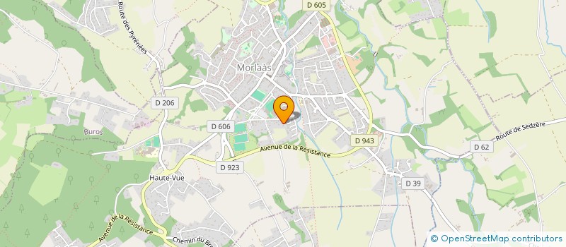 localisation de l'entreprise FOYER SOCIO EDUCATIF DU COLLEGE DE MORLAAS  MORLAAS