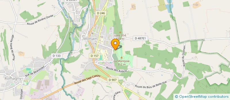 localisation de l'entreprise FOYER SOCIO EDUCATIF DU COLLEGE DE MORTAIN  MORTAIN-BOCAGE