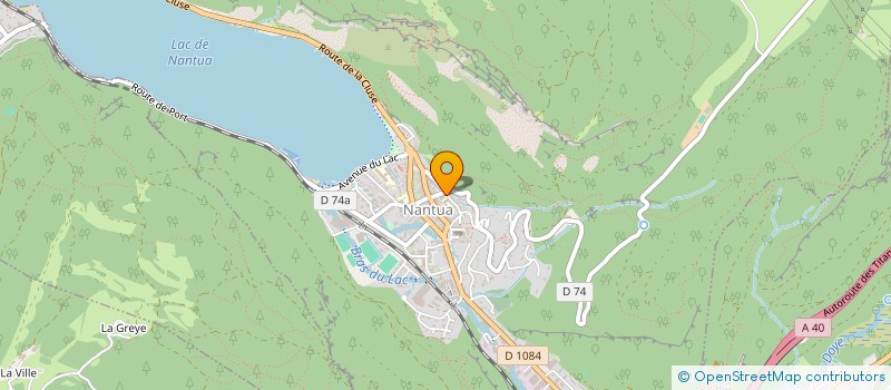 localisation de l'entreprise FOYER SOCIO-EDUCATIF DU COLLEGE DE NANTUA  NANTUA