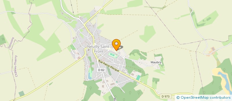 localisation de l'entreprise FOYER SOCIO-EDUCATIF DU COLLEGE DE NEUILLY-SAINT-FRONT  NEUILLY-SAINT-FRONT