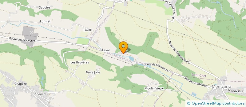 localisation de l'entreprise FOYER SOCIO EDUCATIF DU COLLEGE DE SAINT CHEF  SAINT-CHEF