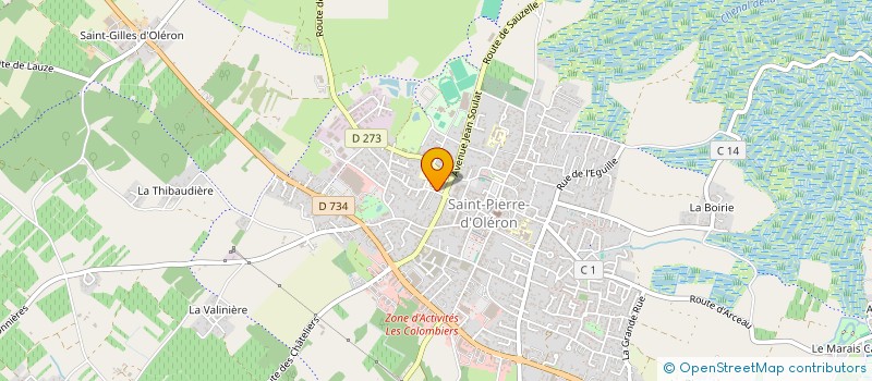 localisation de l'entreprise FOYER SOCIO EDUCATIF DU COLLEGE DE ST PIERRE D OLERON  SAINT-PIERRE-D'OLERON