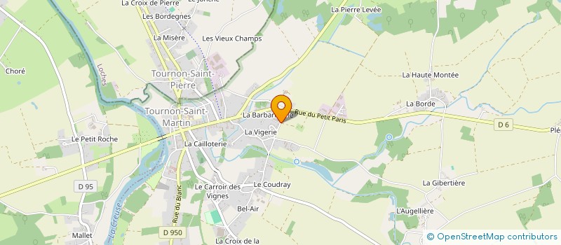 localisation de l'entreprise FOYER SOCIO-EDUCATIF DU COLLEGE DE TOURNON-SAINT-MARTIN à TOURNON-SAINT-MARTIN