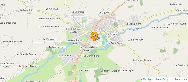 localisation de l'entreprise FOYER SOCIO-EDUCATIF DU COLLEGE DU MOULIN DE HAUT  PERCY-EN-NORMANDIE