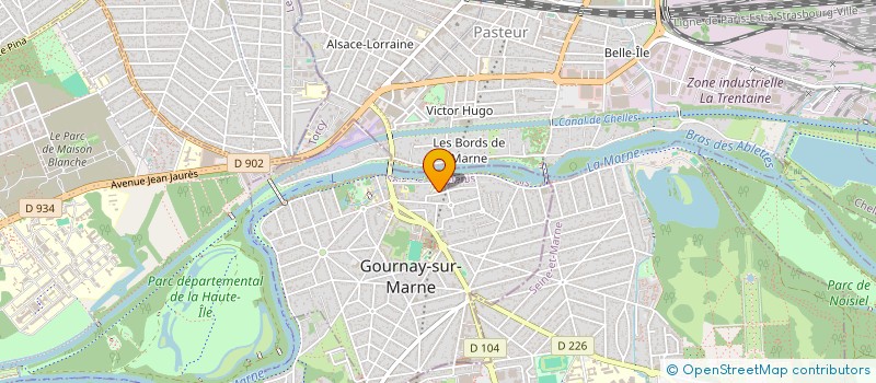 localisation de l'entreprise FOYER SOCIO EDUCATIF DU COLLEGE EUGENE CARRIERE  GOURNAY-SUR-MARNE