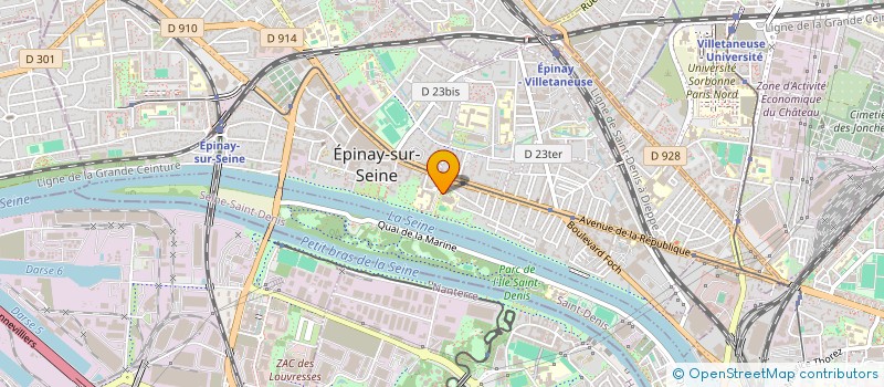 localisation de l'entreprise FOYER SOCIO EDUCATIF DU COLLEGE GALOIS à EPINAY-SUR-SEINE
