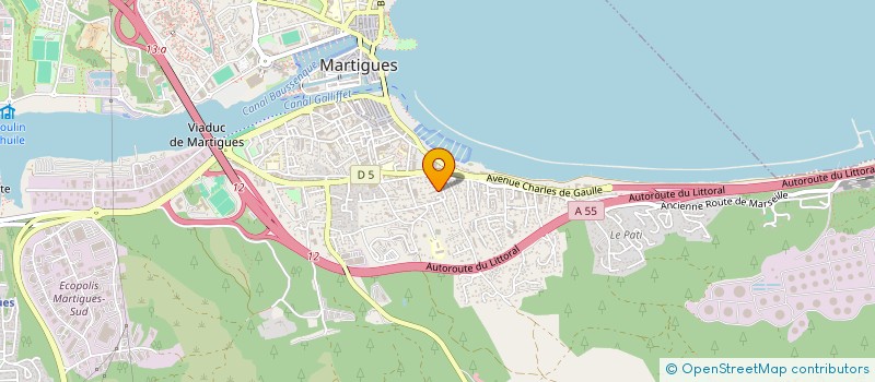 localisation de l'entreprise FOYER SOCIO EDUCATIF DU COLLEGE GERARD PHILIPPE DE MARTIGUES à MARTIGUES
