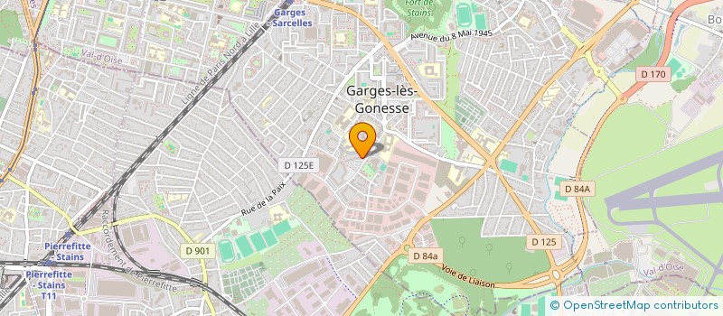 localisation de l'entreprise FOYER SOCIO-EDUCATIF DU COLLEGE HENRI WALLON  GARGES-LES-GONESSE