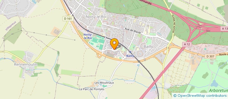 localisation de l'entreprise FOYER SOCIO-EDUCATIF DU COLLEGE J.B. DE LA QUINTINYE  NOISY-LE-ROI