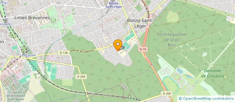 localisation de l'entreprise FOYER SOCIO - EDUCATIF DU COLLEGE JANUSZ KORCZAK  LIMEIL-BREVANNES