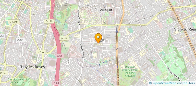 localisation de l'entreprise FOYER SOCIO-EDUCATIF DU COLLEGE KARL MARX DE VILLEJUIF à VILLEJUIF