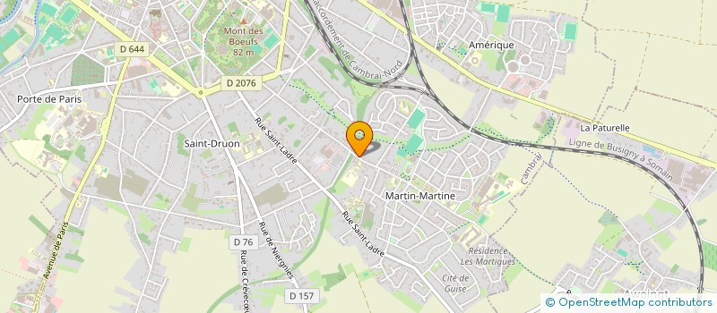 localisation de l'entreprise FOYER SOCIO EDUCATIF DU COLLEGE LAMARTINE  CAMBRAI