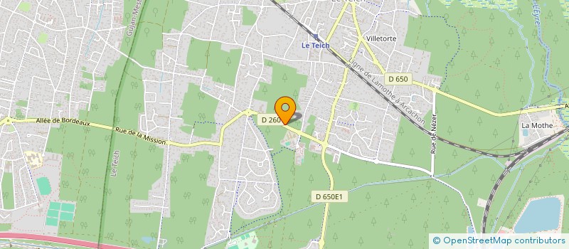 localisation de l'entreprise FOYER SOCIO EDUCATIF DU COLLEGE LE TEICH  LE TEICH