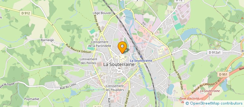 localisation de l'entreprise FOYER SOCIO EDUCATIF DU COLLEGE LOEWY à LA SOUTERRAINE
