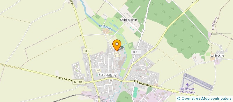 localisation de l'entreprise FOYER SOCIO EDUCATIF DU COLLEGE LOUIS ANQUETIN  ETREPAGNY