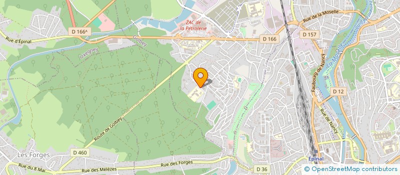 localisation de l'entreprise FOYER SOCIO-EDUCATIF DU COLLEGE LOUIS ARMAND-GOLBEY  GOLBEY