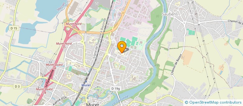 localisation de l'entreprise FOYER SOCIO-EDUCATIF DU COLLEGE LOUISA PAULIN  MURET