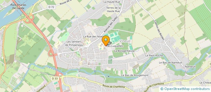 localisation de l'entreprise FOYER SOCIO-EDUCATIF DU COLLEGE MARCEL CARNE à VINEUIL