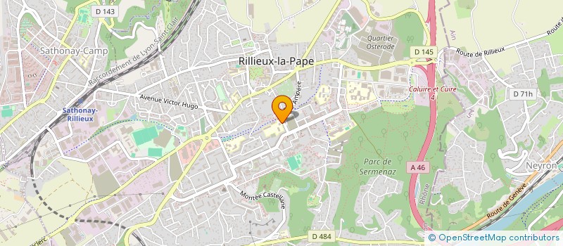 localisation de l'entreprise FOYER SOCIO EDUCATIF DU COLLEGE MARIA CASARES à RILLIEUX-LA-PAPE