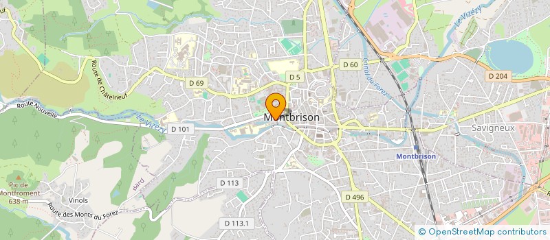 localisation de l'entreprise FOYER SOCIO-EDUCATIF DU COLLEGE MARIO MEUNIER  MONTBRISON