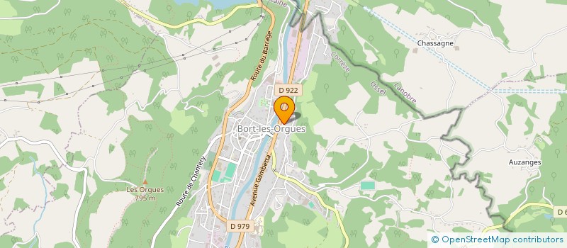 localisation de l'entreprise FOYER SOCIO EDUCATIF DU COLLEGE MARMONTEL DE BORT LES ORGUES  BORT-LES-ORGUES