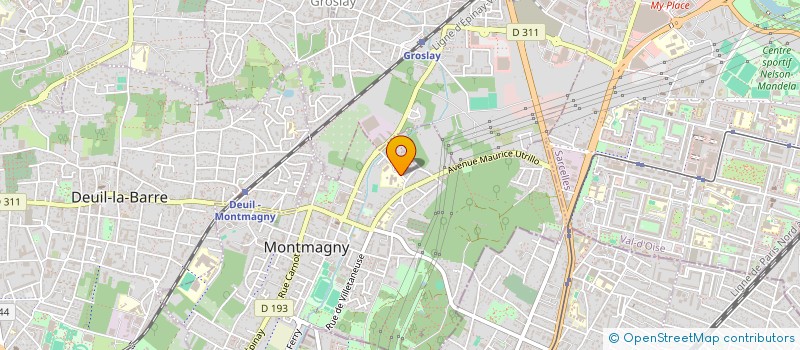 localisation de l'entreprise FOYER SOCIO-EDUCATIF DU COLLEGE NICOLAS COPERNIC  MONTMAGNY