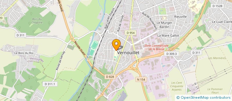 localisation de l'entreprise FOYER SOCIO-EDUCATIF DU COLLEGE NICOLAS ROBERT à VERNOUILLET