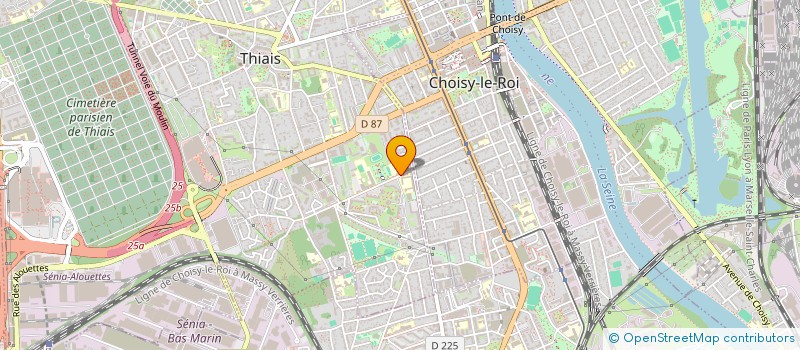 localisation de l'entreprise FOYER SOCIO-EDUCATIF DU COLLEGE PAUL KLEE  THIAIS