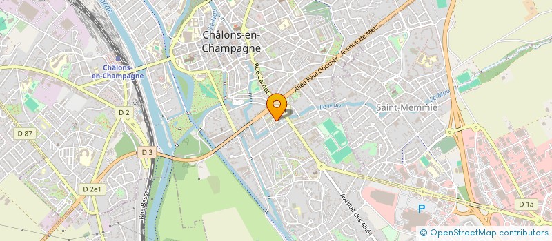 localisation de l'entreprise FOYER SOCIO EDUCATIF DU COLLEGE PERROT D'ABLANCOURT  CHALONS-EN-CHAMPAGNE