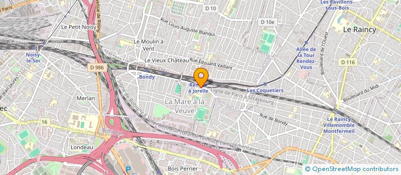 localisation de l'entreprise FOYER SOCIO EDUCATIF DU COLLEGE PIERRE CURIE  BONDY