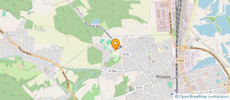 localisation de l'entreprise FOYER SOCIO EDUCATIF DU COLLEGE PIERRE MENDES FRANCE DE WOIPPY CENTRE  WOIPPY
