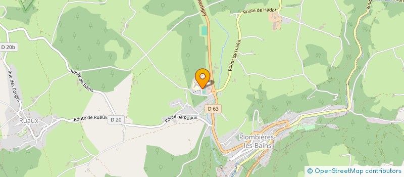 localisation de l'entreprise FOYER SOCIO-EDUCATIF DU COLLEGE PLOMBIERES-VAL D'AJOL  PLOMBIERES-LES-BAINS