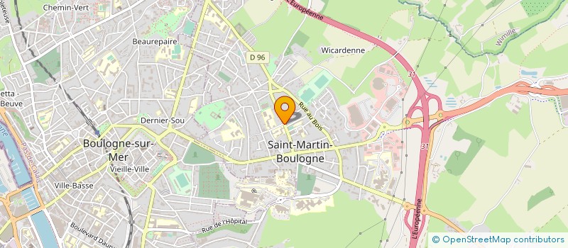 localisation de l'entreprise FOYER SOCIO-EDUCATIF DU COLLEGE ROGER SALENGRO à SAINT-MARTIN-BOULOGNE