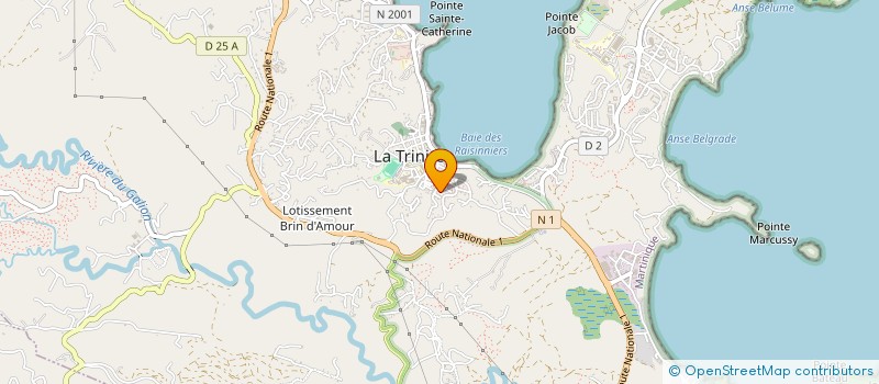 localisation de l'entreprise FOYER SOCIO-EDUCATIF DU COLLEGE ROSE SAINT JUST 'L'ABEILLE'  TRINITE