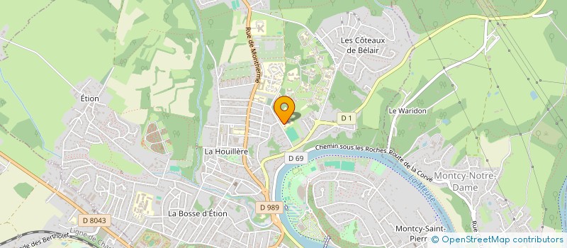 localisation de l'entreprise FOYER SOCIO-EDUCATIF DU COLLEGE ROUGET DE LISLE  CHARLEVILLE-MEZIERES