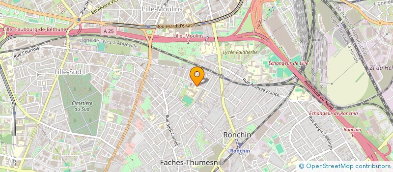 localisation de l'entreprise FOYER SOCIO EDUCATIF DU COLLEGE VERLAINE à LILLE