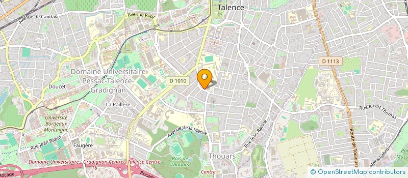 localisation de l'entreprise FOYER SOCIO EDUCATIF DU COLLEGE VICTOR LOUIS TALENCE  TALENCE