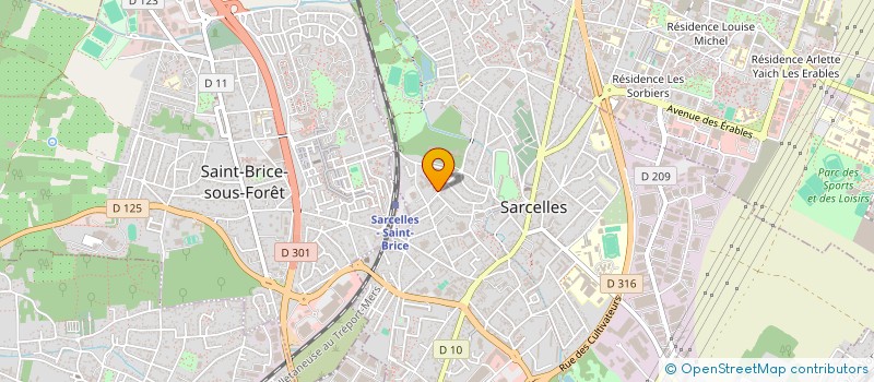 localisation de l'entreprise FOYER SOCIO-EDUCATIF DU COLLEGE VOLTAIRE  SARCELLES