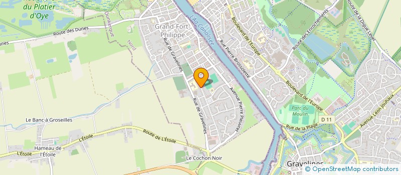 localisation de l'entreprise FOYER SOCIO-EDUCATIF DU COLLRGE DE GRAND FORT PHILIPPE  GRAND-FORT-PHILIPPE