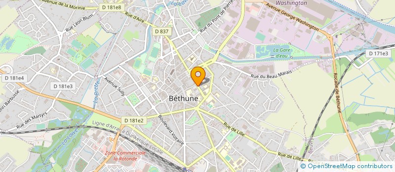 localisation de l'entreprise FOYER SOCIO EDUCATIF DU LYCEE BLARINGHEM à BETHUNE